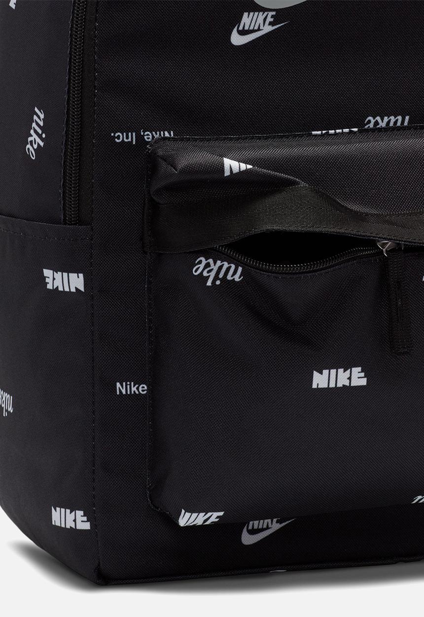 Nike - Heritage backpack - black/white/lt smoke grey