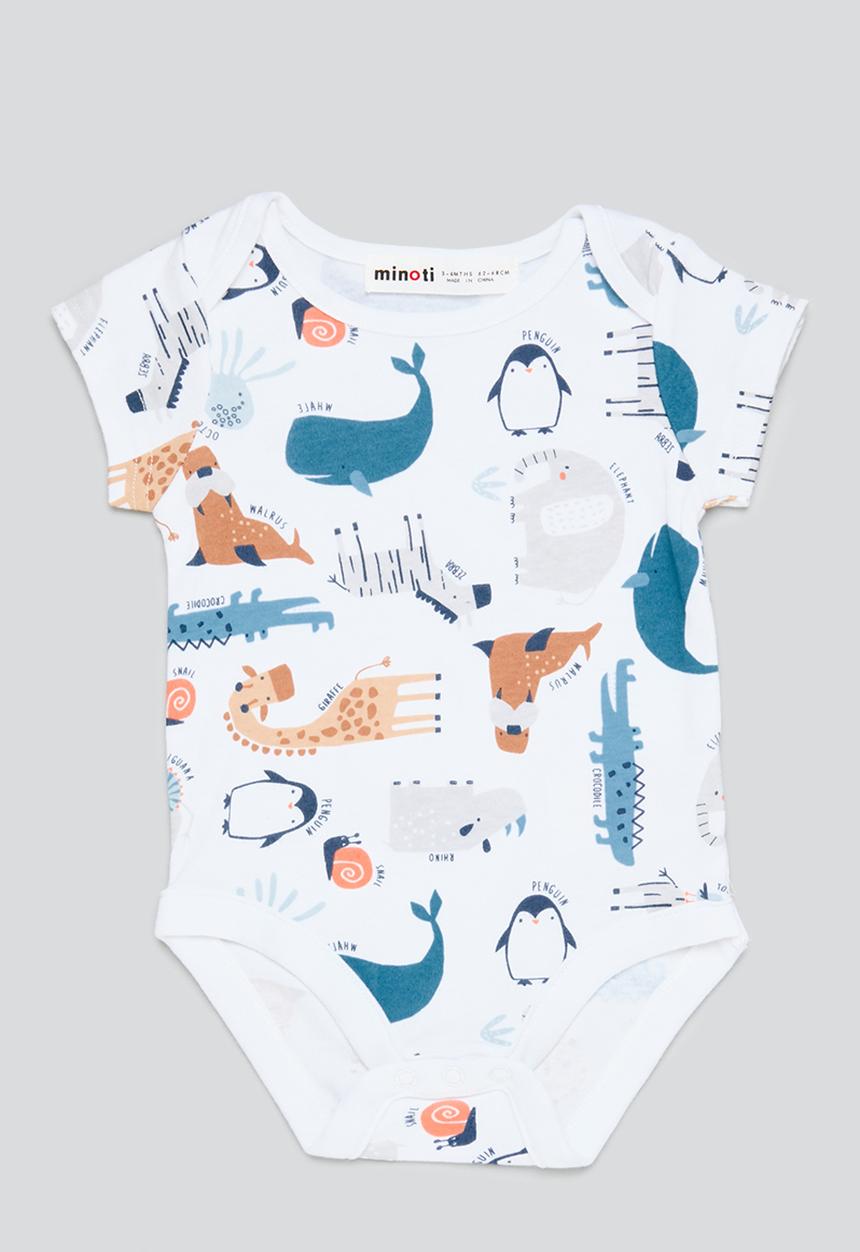 MINOTI - 2 pack bodysuit - blue