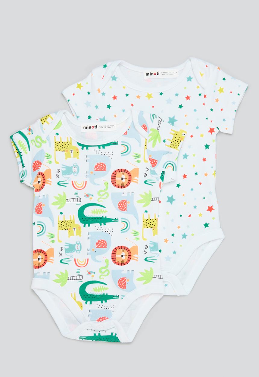 MINOTI - 2 pack bodysuit - white 1