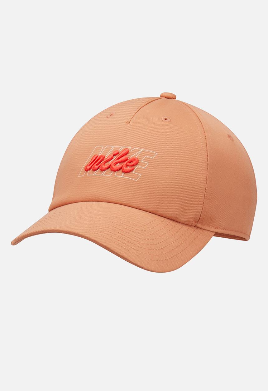 Nike - U nk club cap u cb gfx l - amber brow/bright crimson 