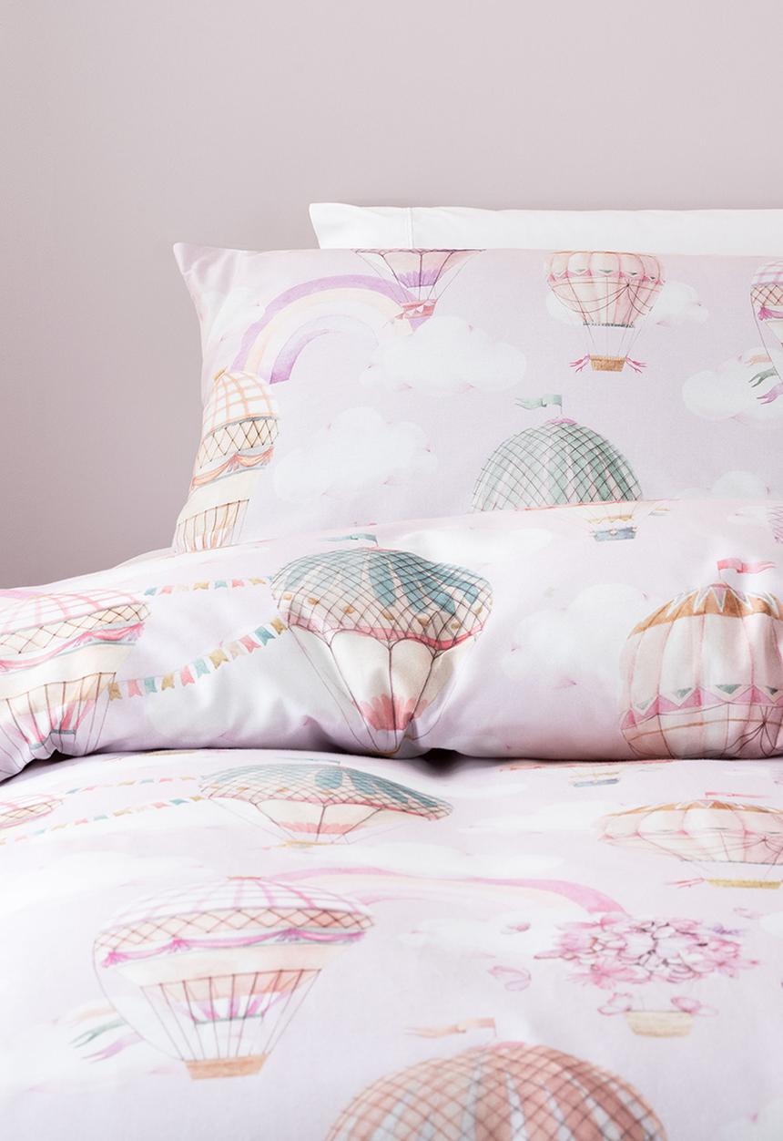 Linen House - Away we go duvet cover set - pink