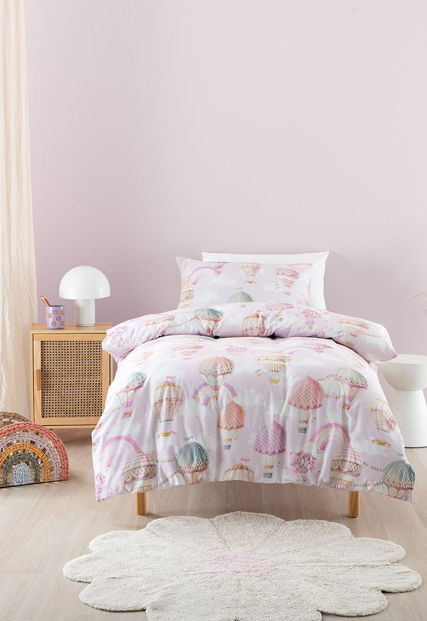 Linen House - Away we go duvet cover set - pink