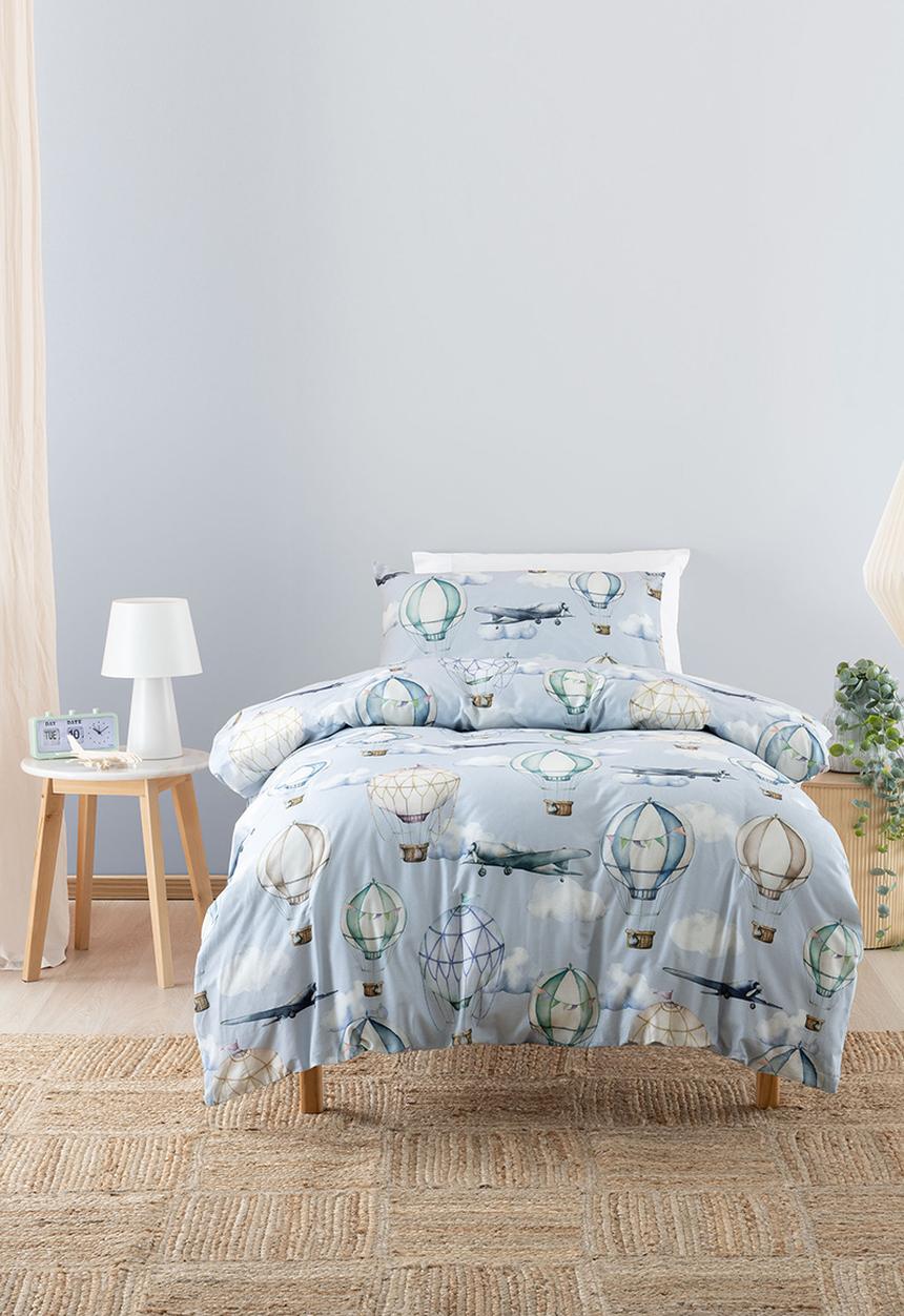 Linen House - Fly with me duvet cover set - blue