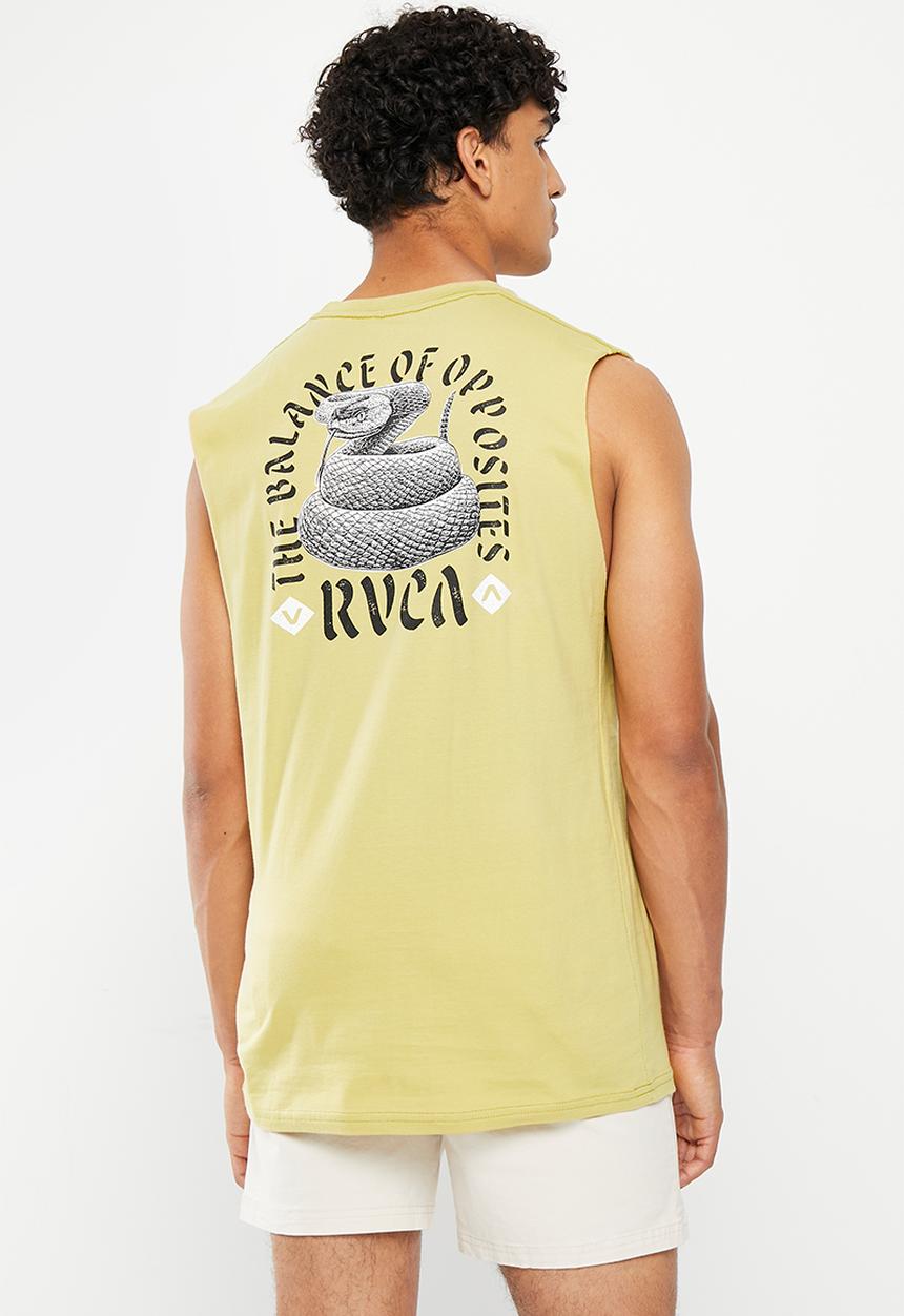 RVCA - Beautiful danger muscle - mustard 