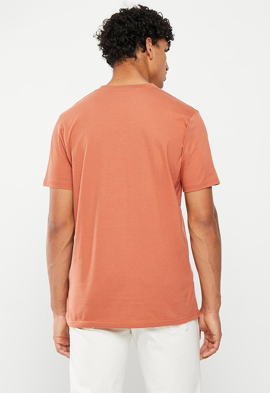 Quiksilver - Corp logo short sleeve - rust 
