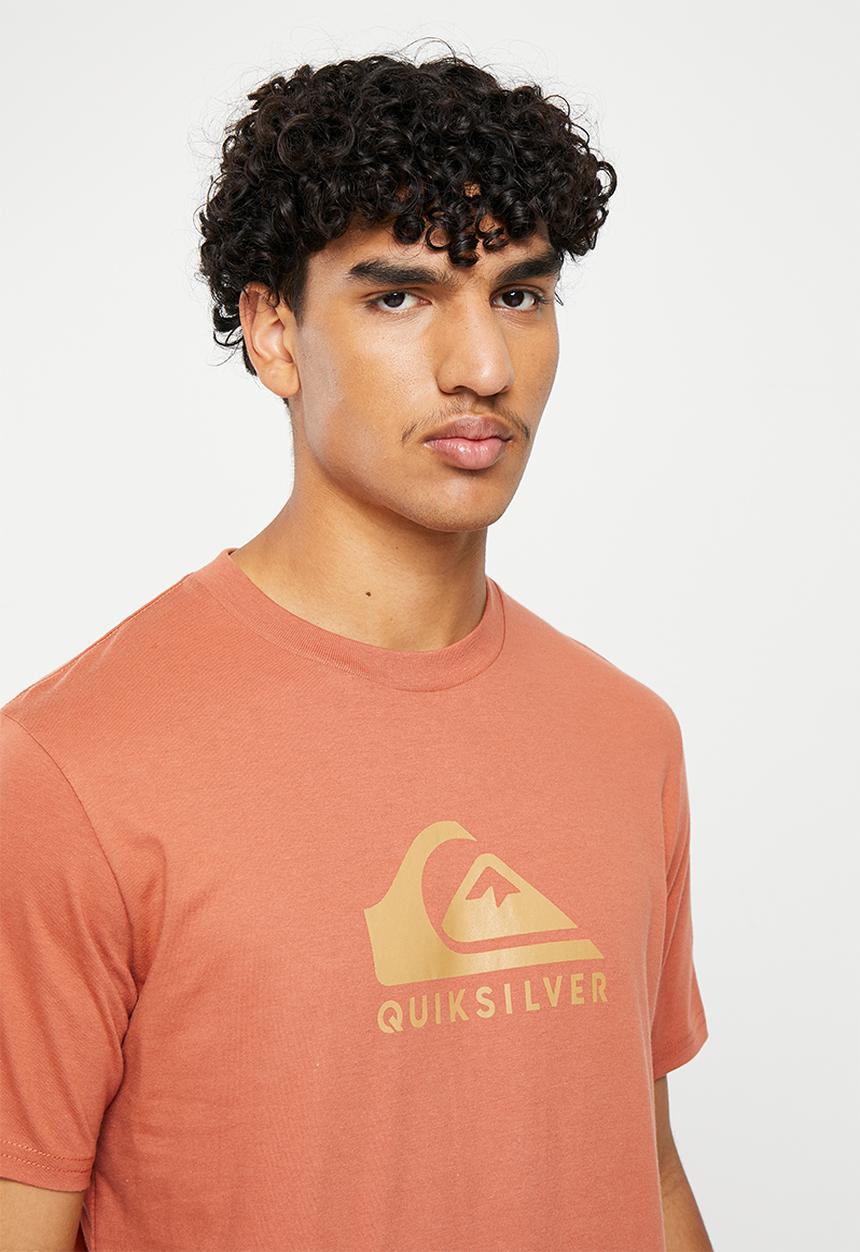 Quiksilver - Corp logo short sleeve - rust 