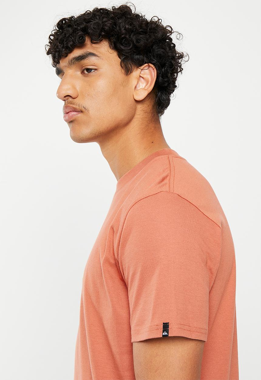 Quiksilver - Corp logo short sleeve - rust 