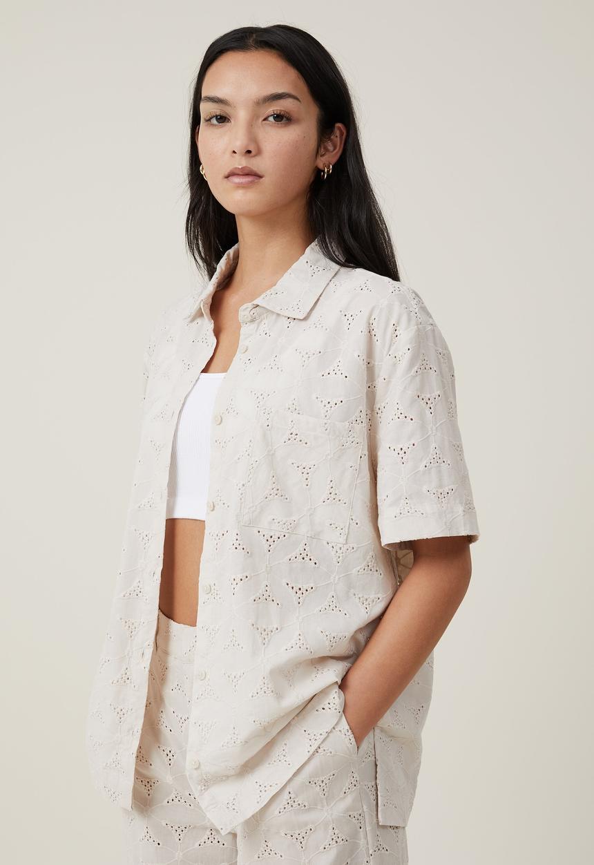 Cotton On - Luna shirt - stone