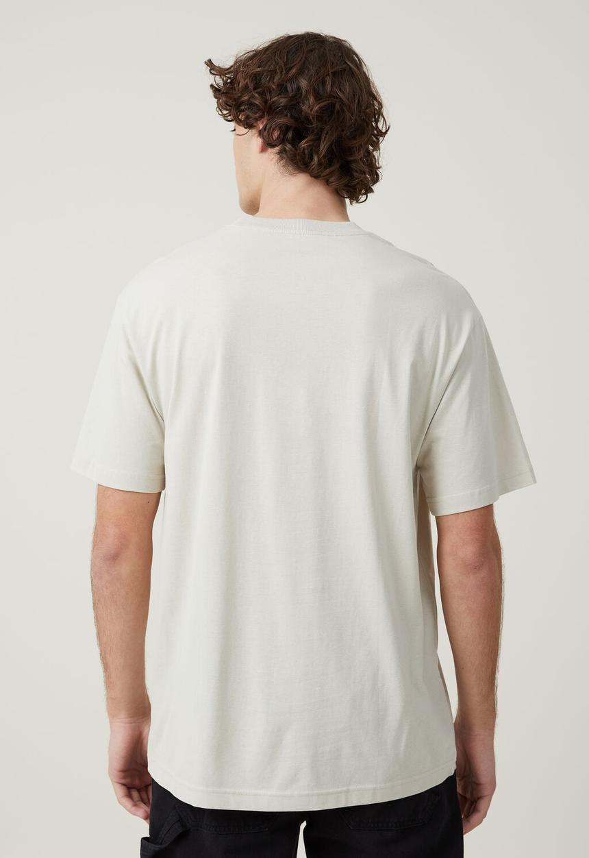 Cotton On - Organic loose fit t-shirt - ivory