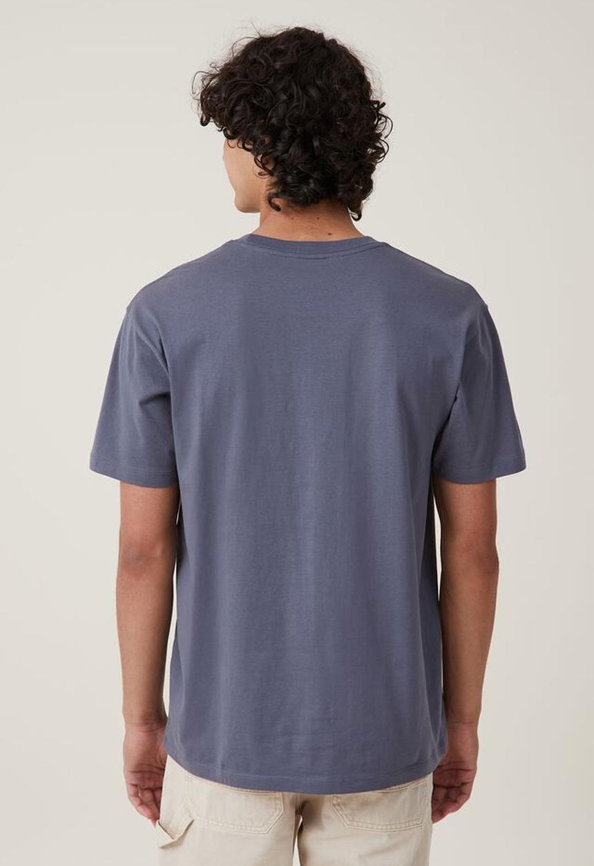 Cotton On - Easy t-shirt - dusty denim dreamstate
