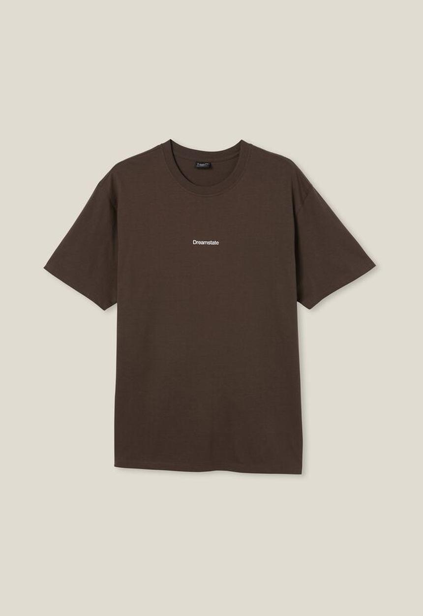 Cotton On - Easy t-shirt - ashen brown dreamstate 