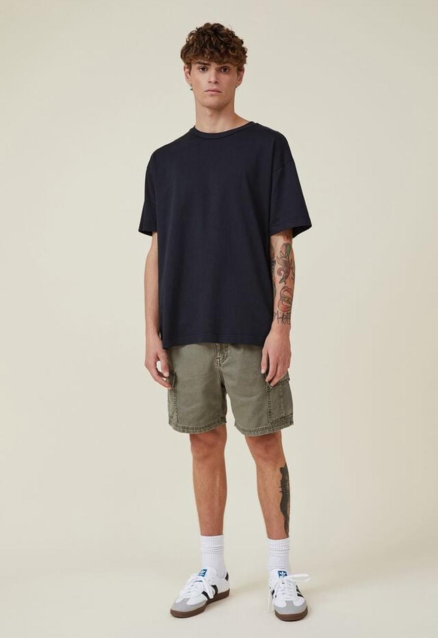 Cotton On - Worker chino short - military cargo