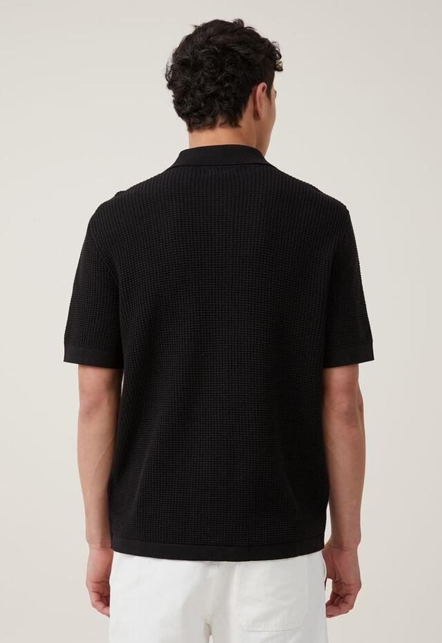 Cotton On - Pablo short sleeve shirt - washed black 