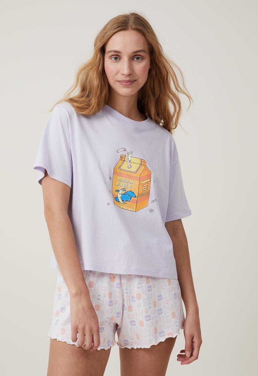 Cotton On - Jersey bed tee - moon juice