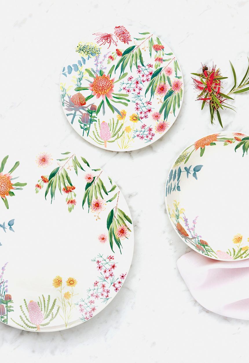 Maxwell & Williams - Royal botanic garden blooms 12pce dinner set - multi