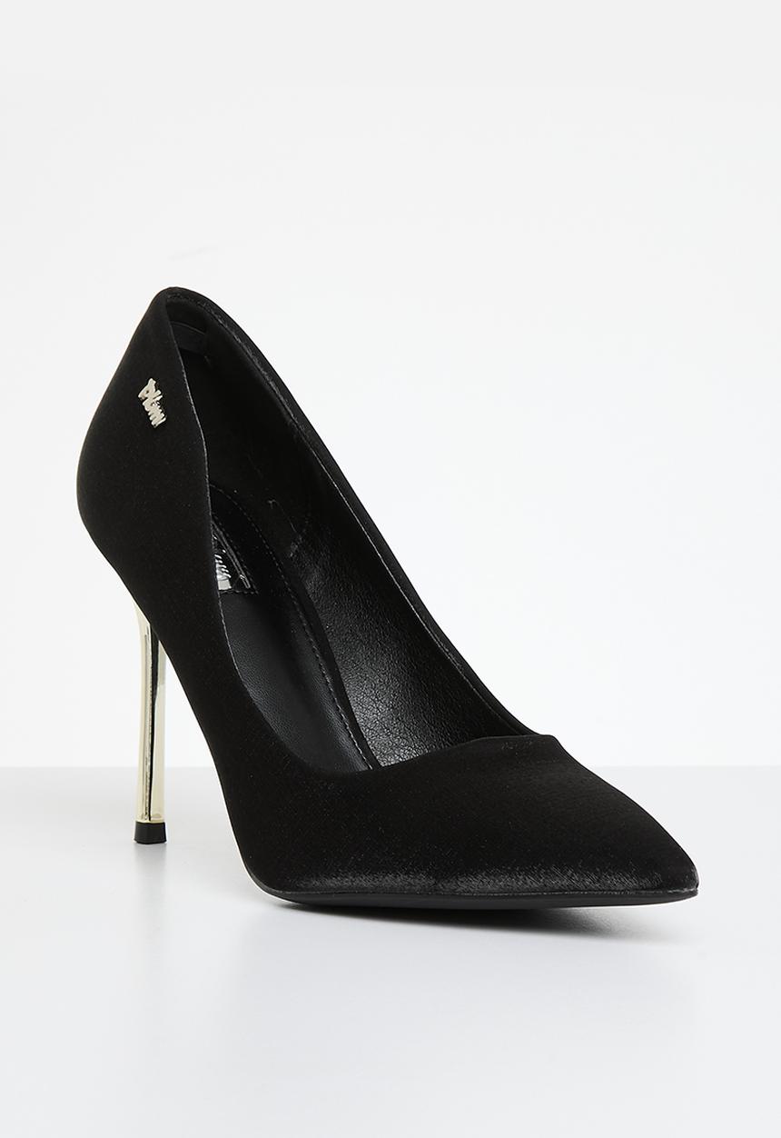 Plum - Satin court - black