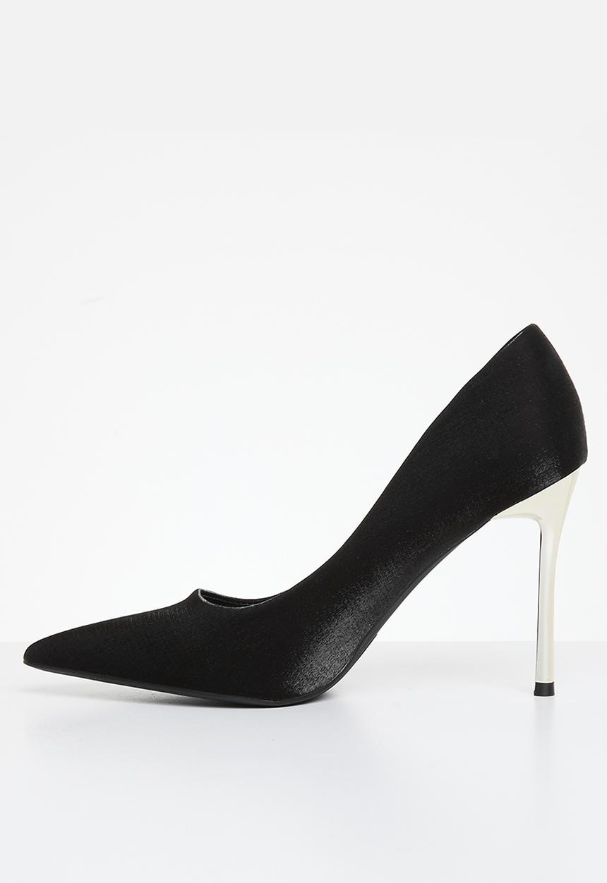 Plum - Satin court - black