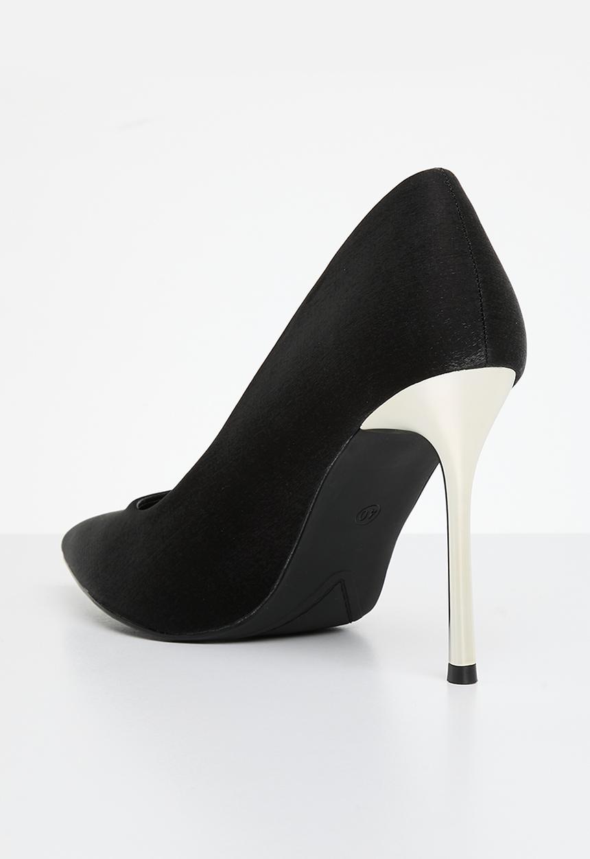 Plum - Satin court - black