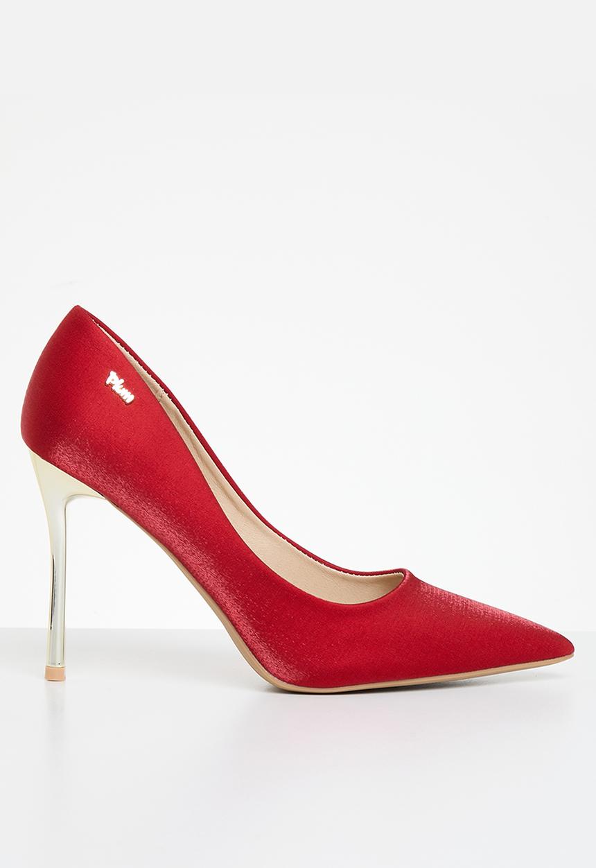 Plum - Satin court - red