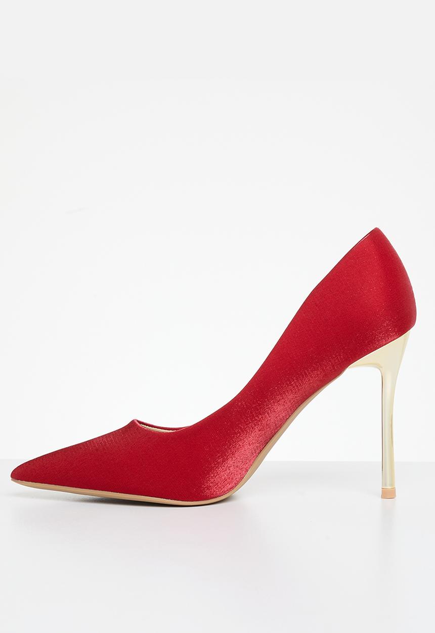 Plum - Satin court - red