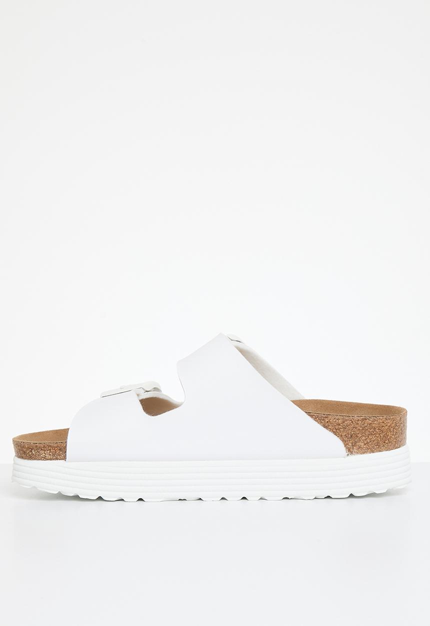Birkenstock - Arizona grooved narrow - white