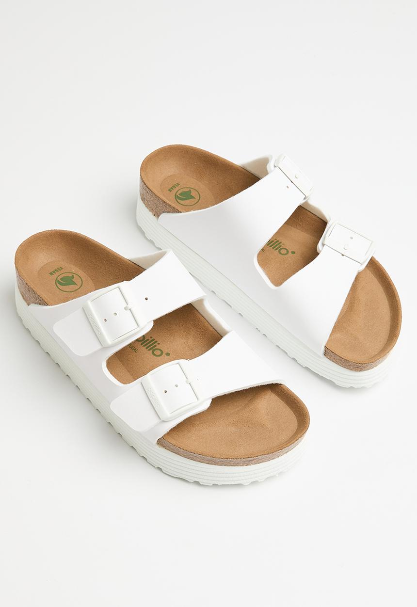 Birkenstock - Arizona grooved narrow - white