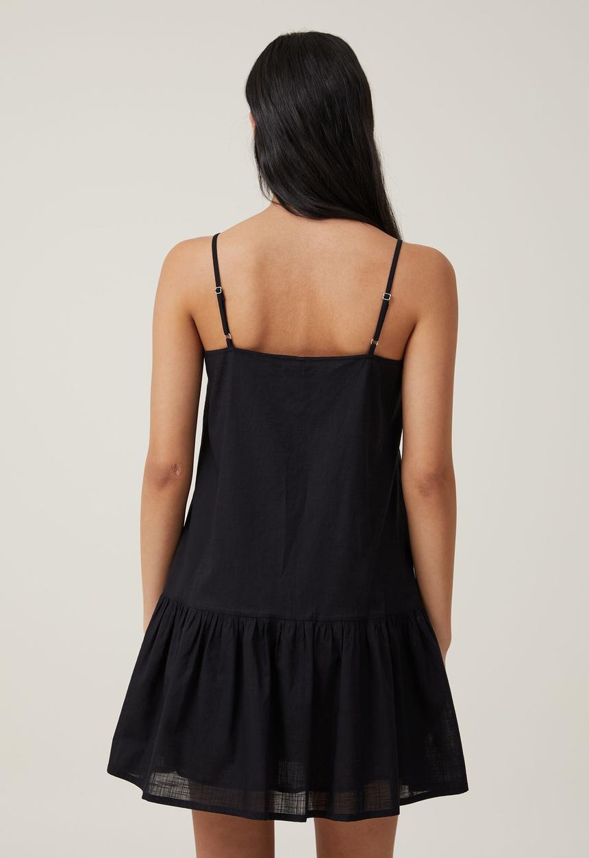 Cotton On - Brodie Mini Dress-Black