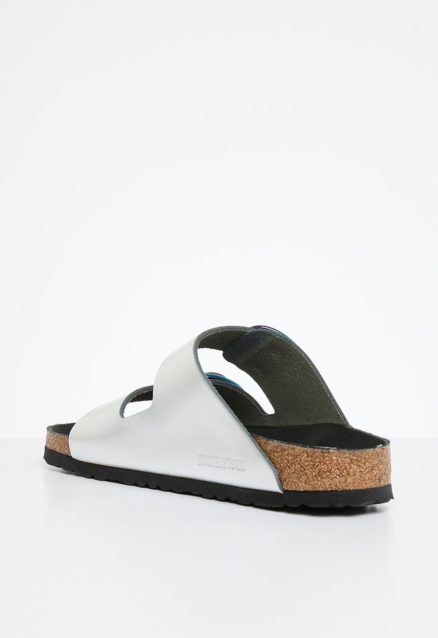 Birkenstock - Arizona metallic big buckle narrow - metallic silver