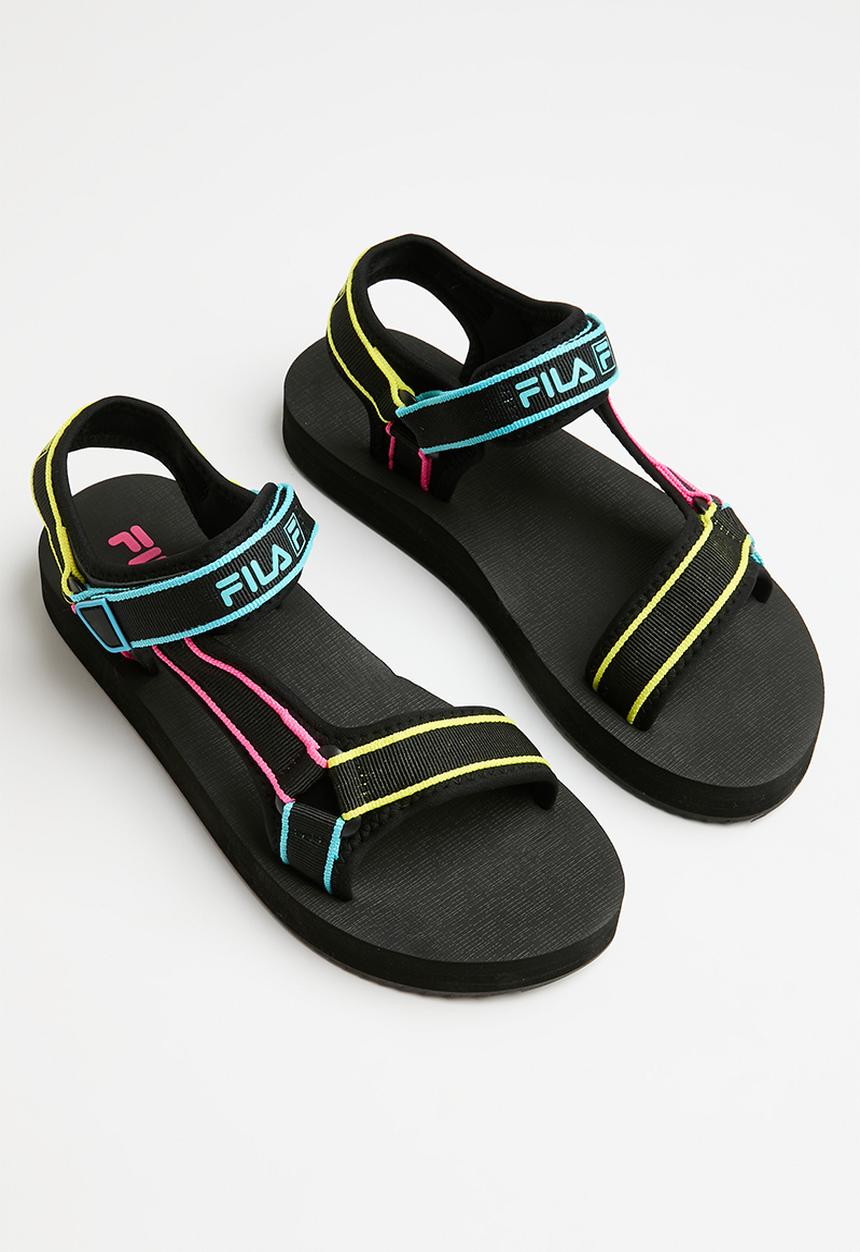 FILA - Mila sandal - black & neon