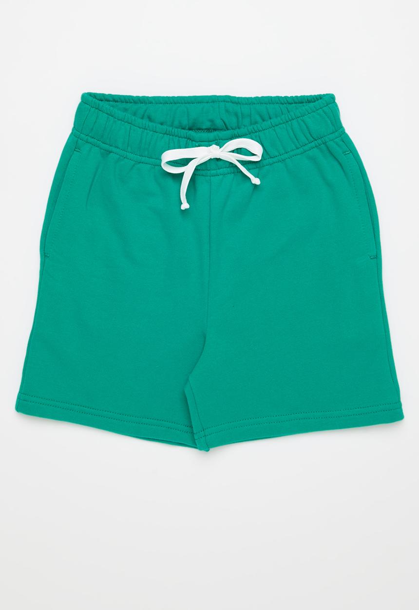 Pop Candy - 2 Pack sweat shorts - green & grey
