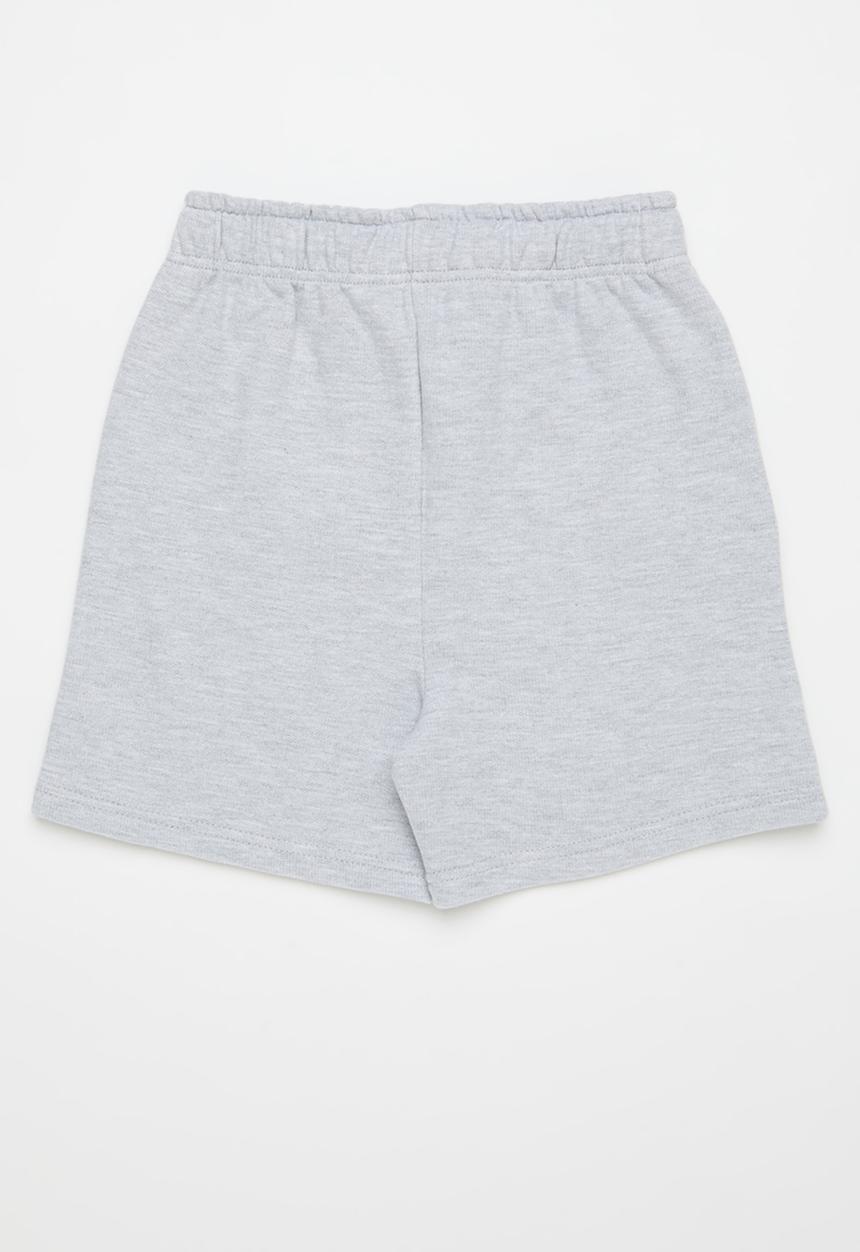 Pop Candy - 2 Pack sweat shorts - green & grey