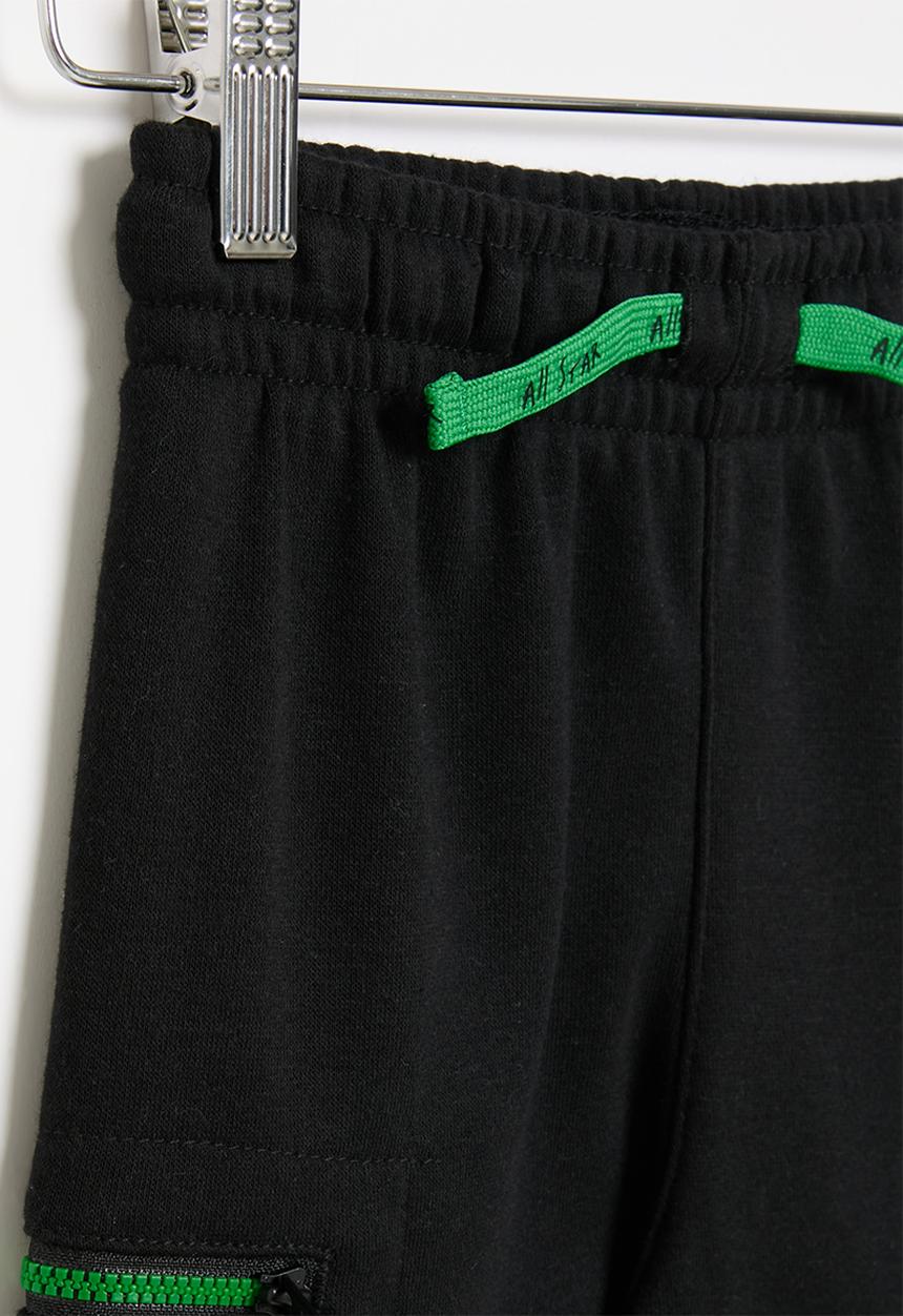 Converse - Cnvb zipper pocket short - black converse green