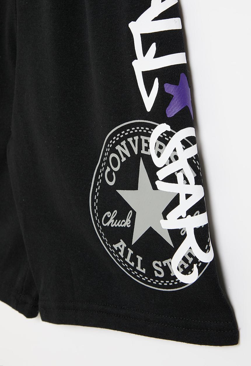 Converse - Cnvb zipper pocket short - black converse green