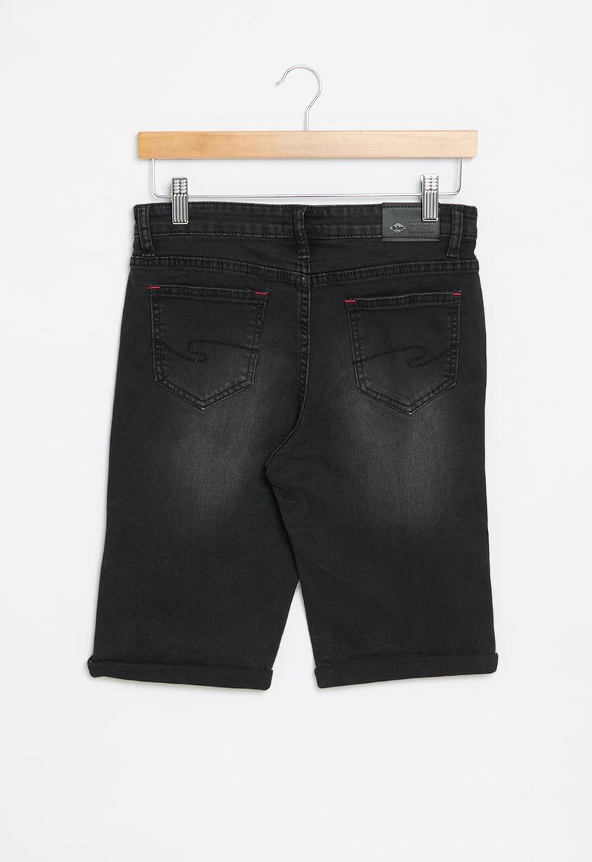 Lee Cooper - Fabian denim shorts - black