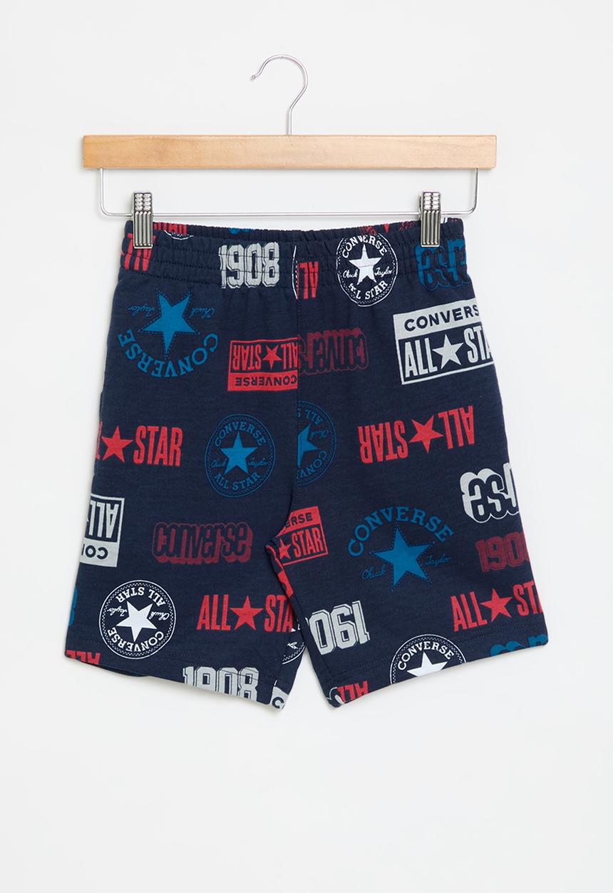 Converse - Cnvb logo aop ft short - midnight navy