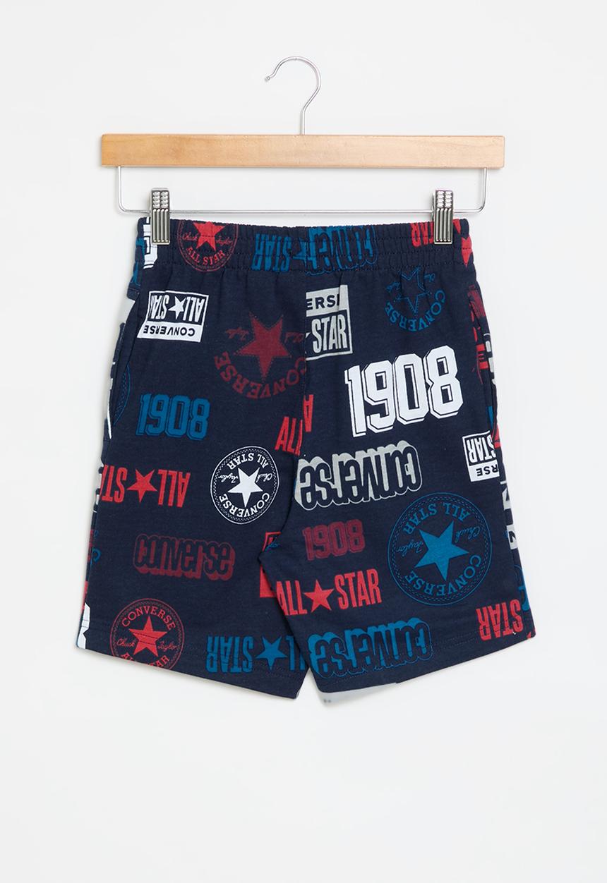 Converse - Cnvb logo aop ft short - midnight navy