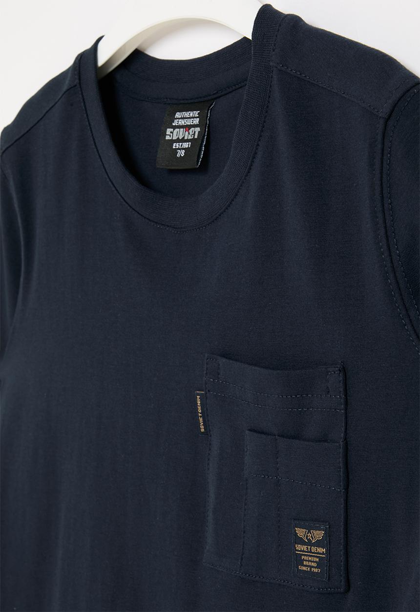 SOVIET - Boys fashion tee - navy