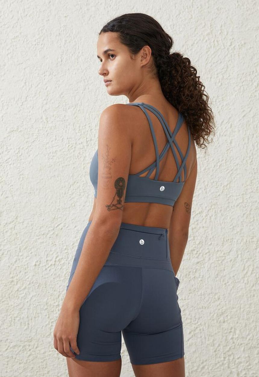 Cotton On - Ultimate rib pocket bike short - folkstone grey