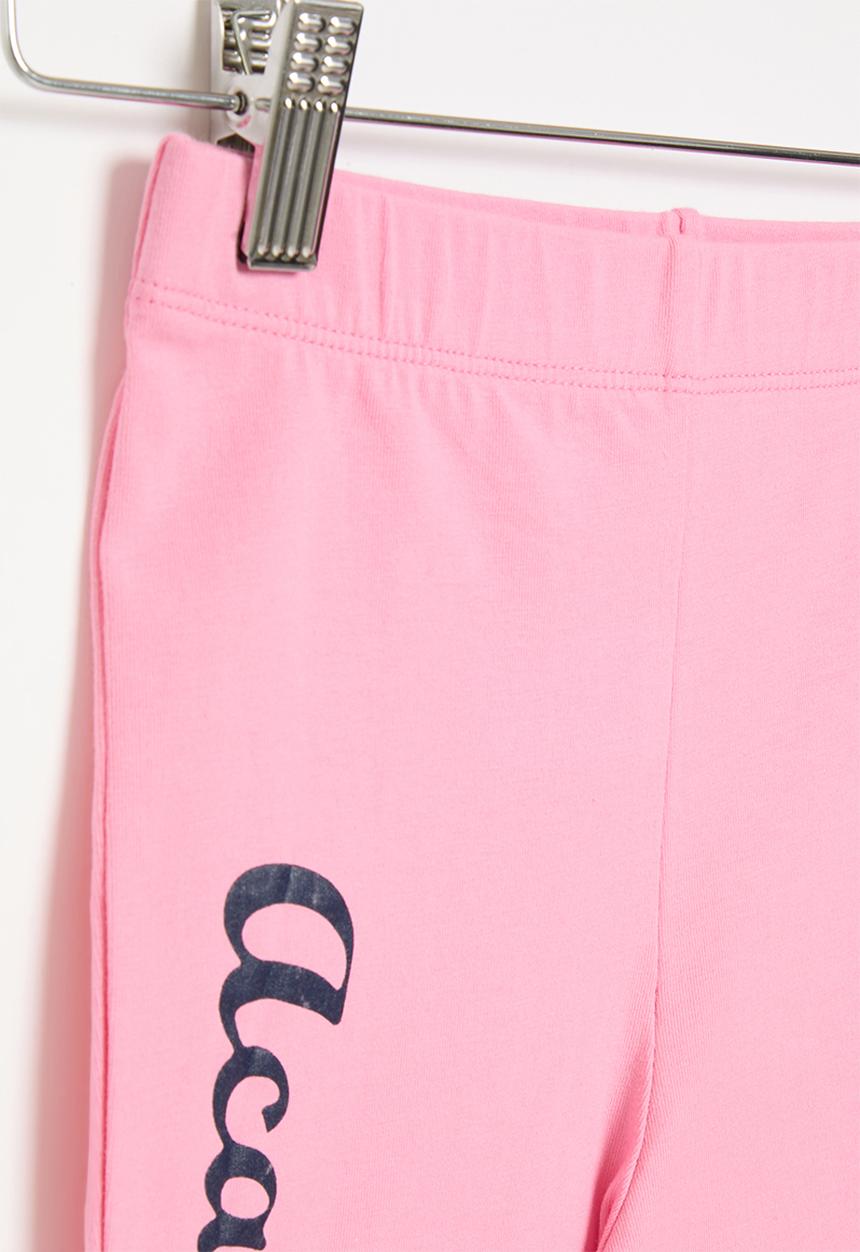 Aca Joe - Embroidery leggings - pink