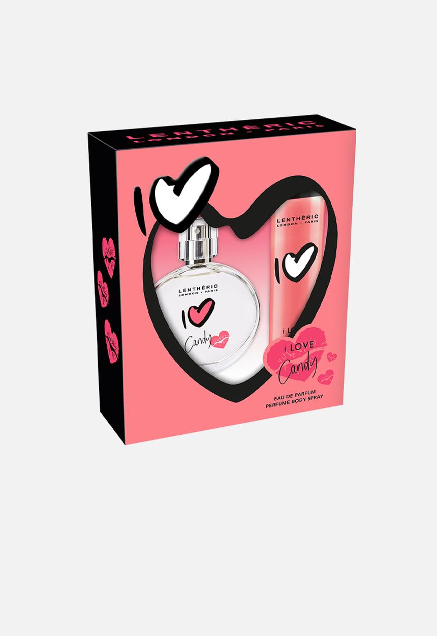 Lentheric  - I Love Candy Eau De Parfum - 50ml & Perfume Body Spray 90ml