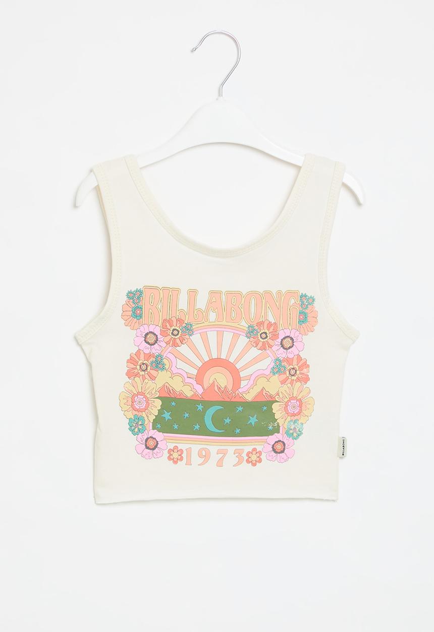 Billabong  - Star shine sleeveless T-shirt - salt crystal