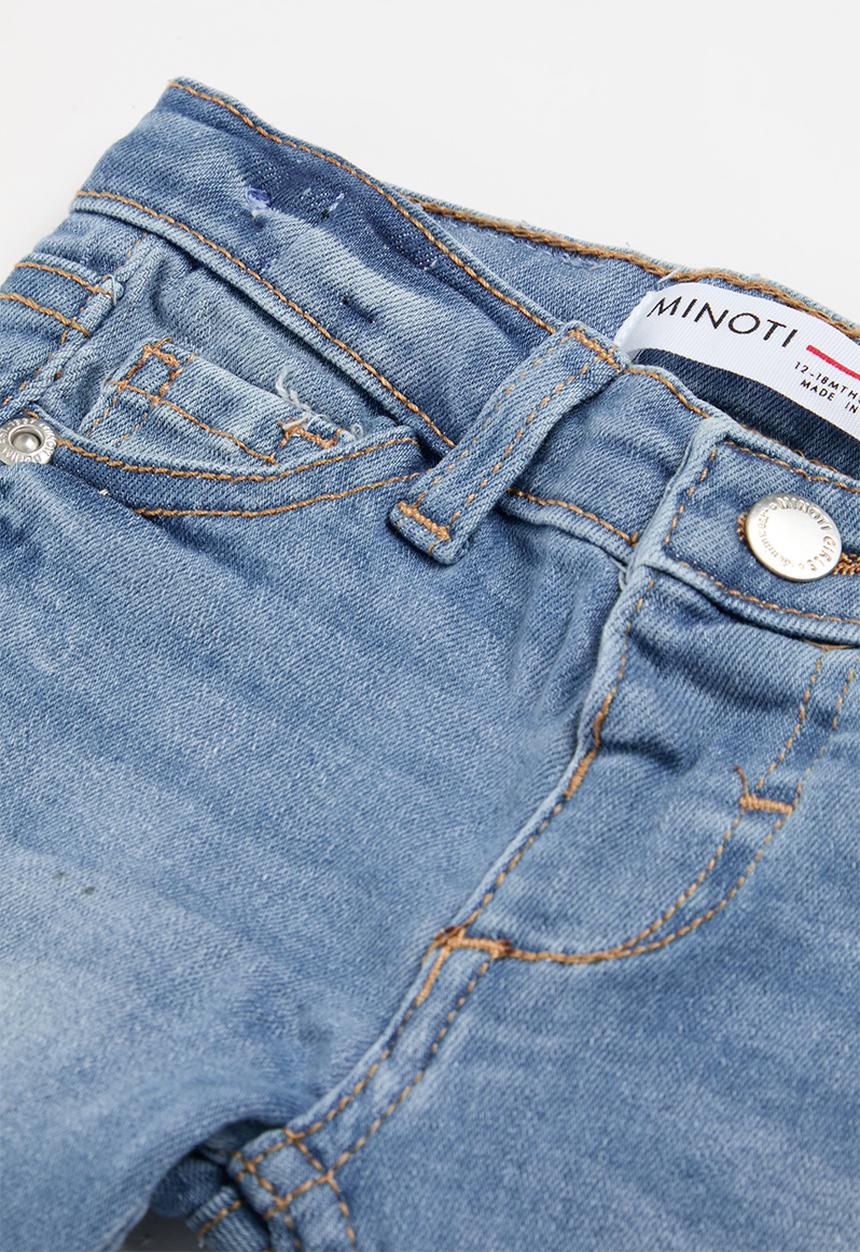 MINOTI - Girls basic skinny jean - blue