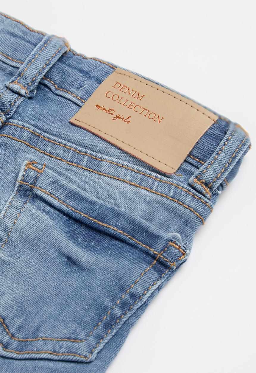 MINOTI - Girls basic skinny jean - blue