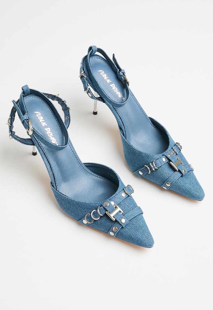 Public Desire - Prowl court heel - blue