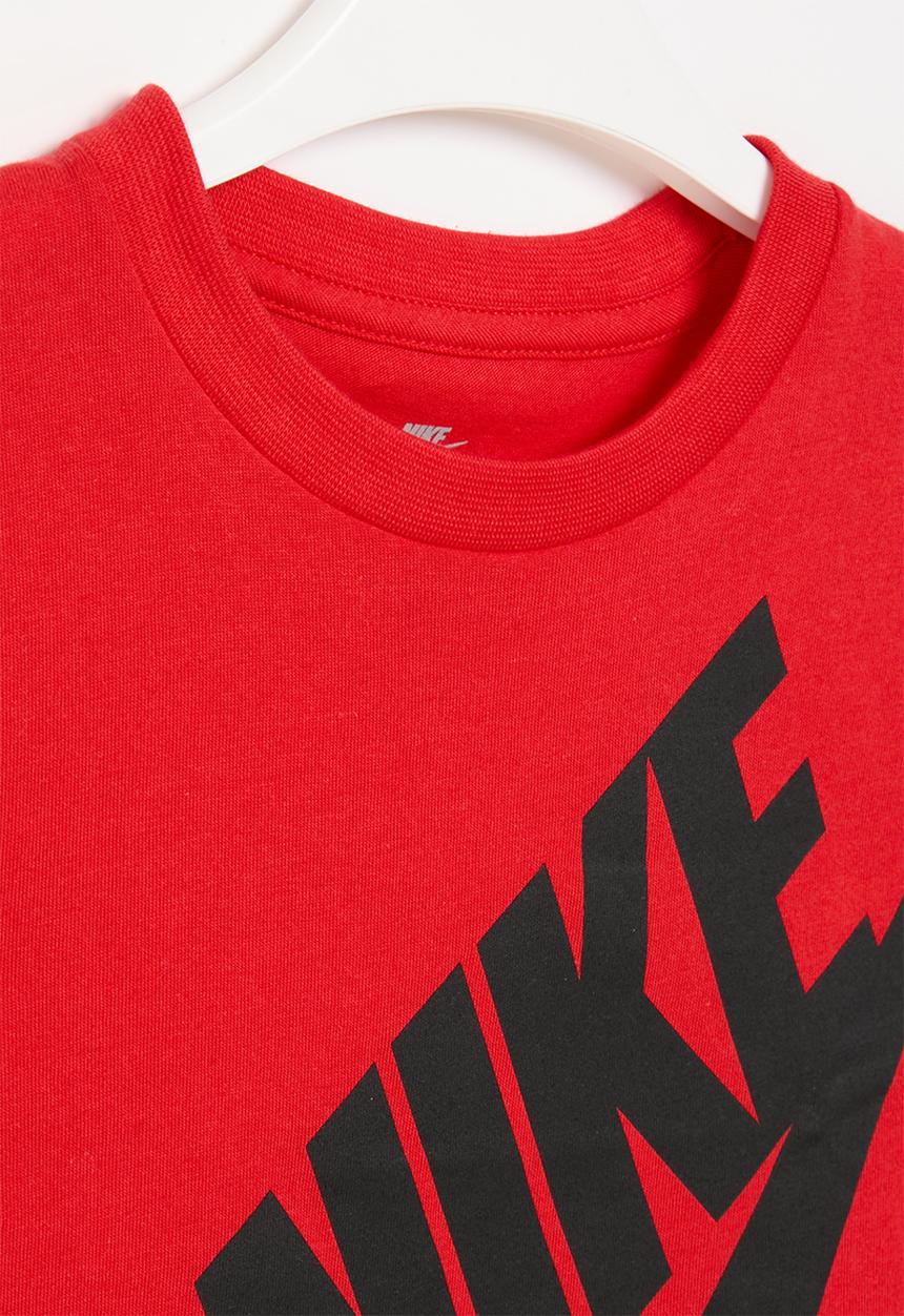 Nike - Nkb boys jumbo futura tee - red