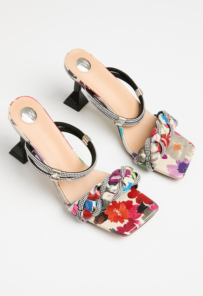 Footwork - Shedy mule heel - floral multi