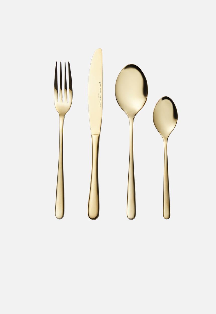 Maxwell & Williams - Leveson 24pce cutlery set - champagne