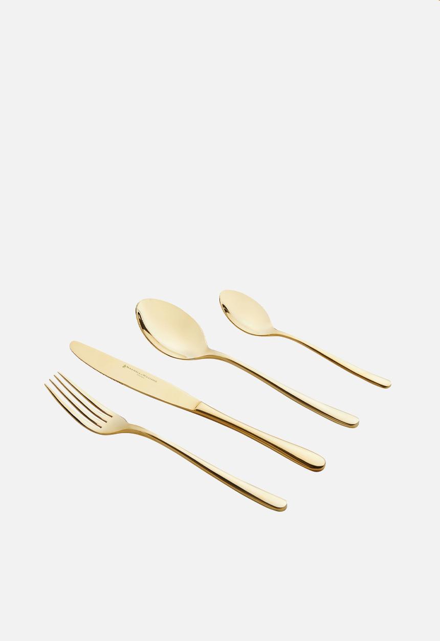 Maxwell & Williams - Leveson 24pce cutlery set - champagne
