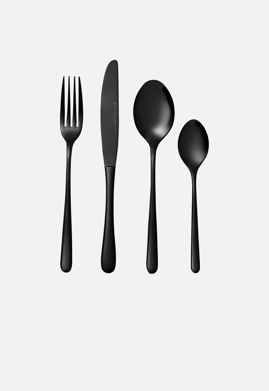 Maxwell & Williams - Leveson 24pce cutlery set - black