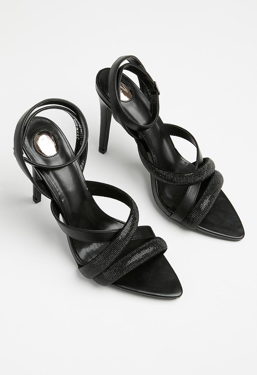 Footwork - Nannie stiletto heel - black